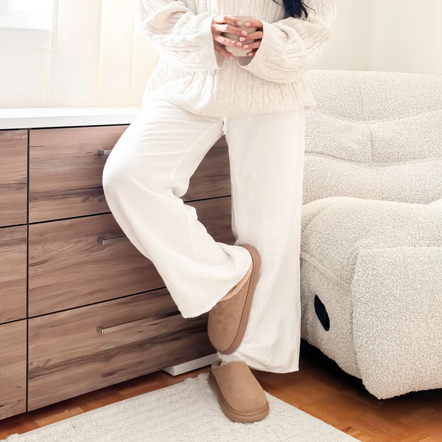 Buckle Platform Slippers